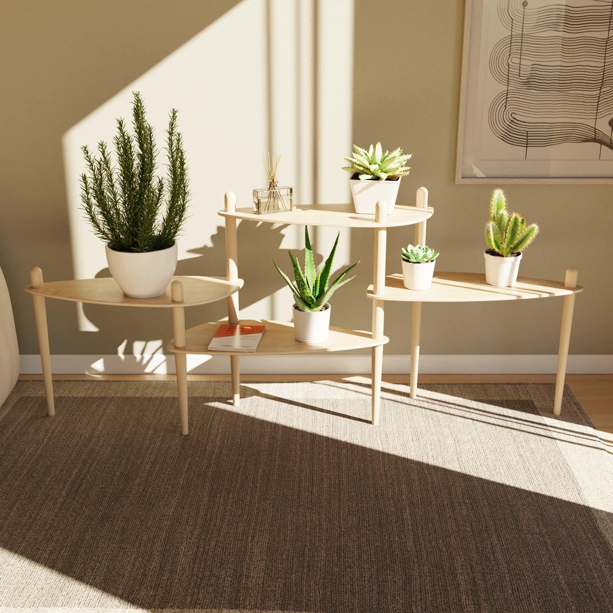 Série 400 - Table modulaire à 4 plateaux