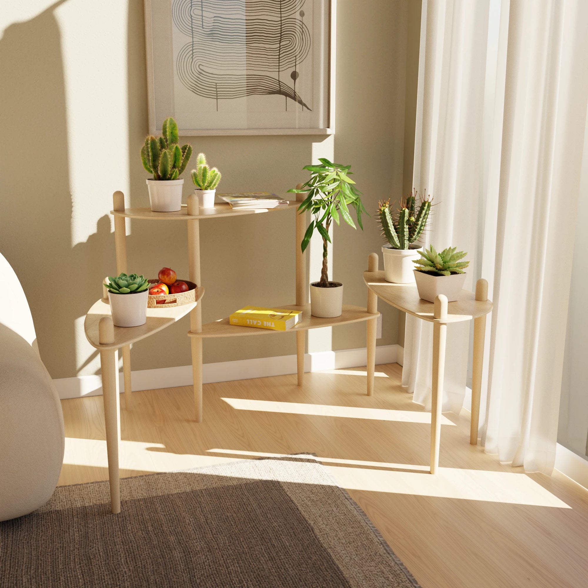 Série 400 - Table modulaire à 4 plateaux