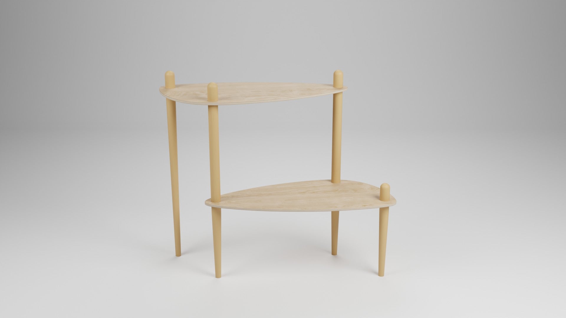 Série 200 - Table modulaire à 2 plateaux