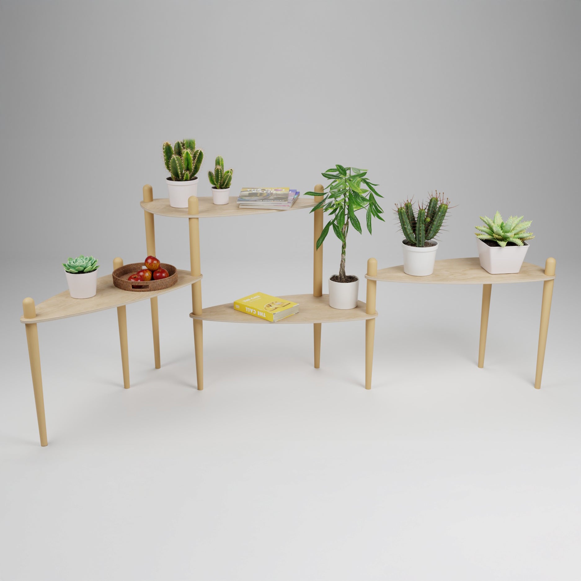 Série 400 - Table modulaire à 4 plateaux