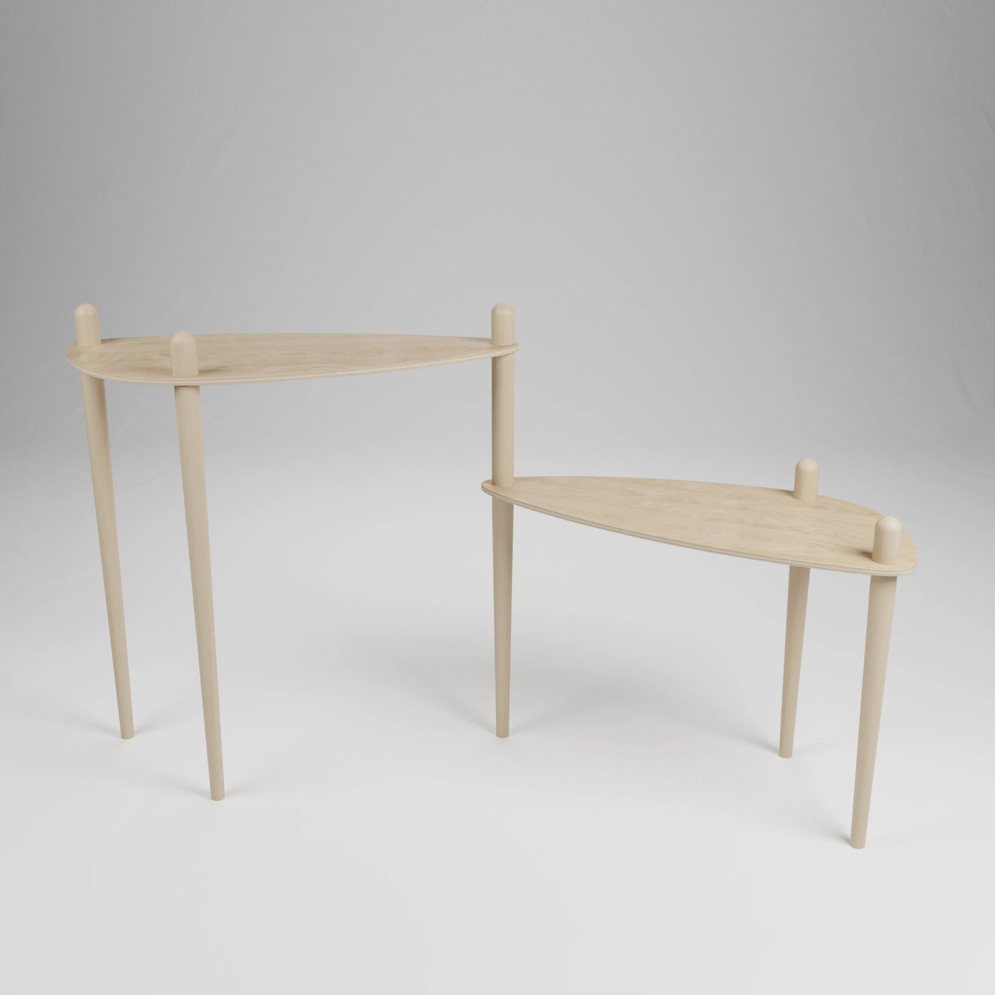 Série 200 - Table modulaire à 2 plateaux