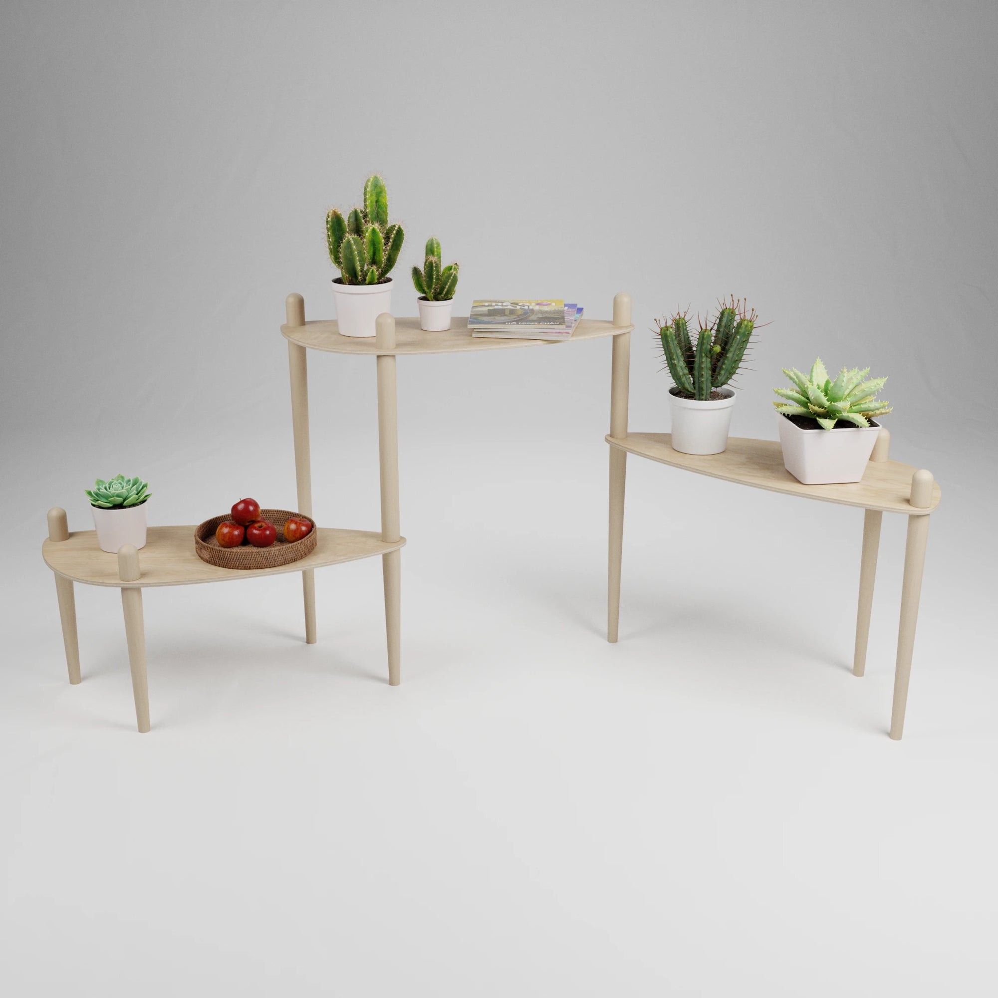 Série 300 - Table modulaire à 3 plateaux