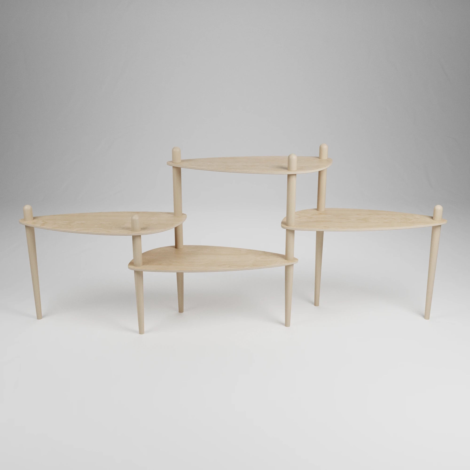 Série 400 - Table modulaire à 4 plateaux