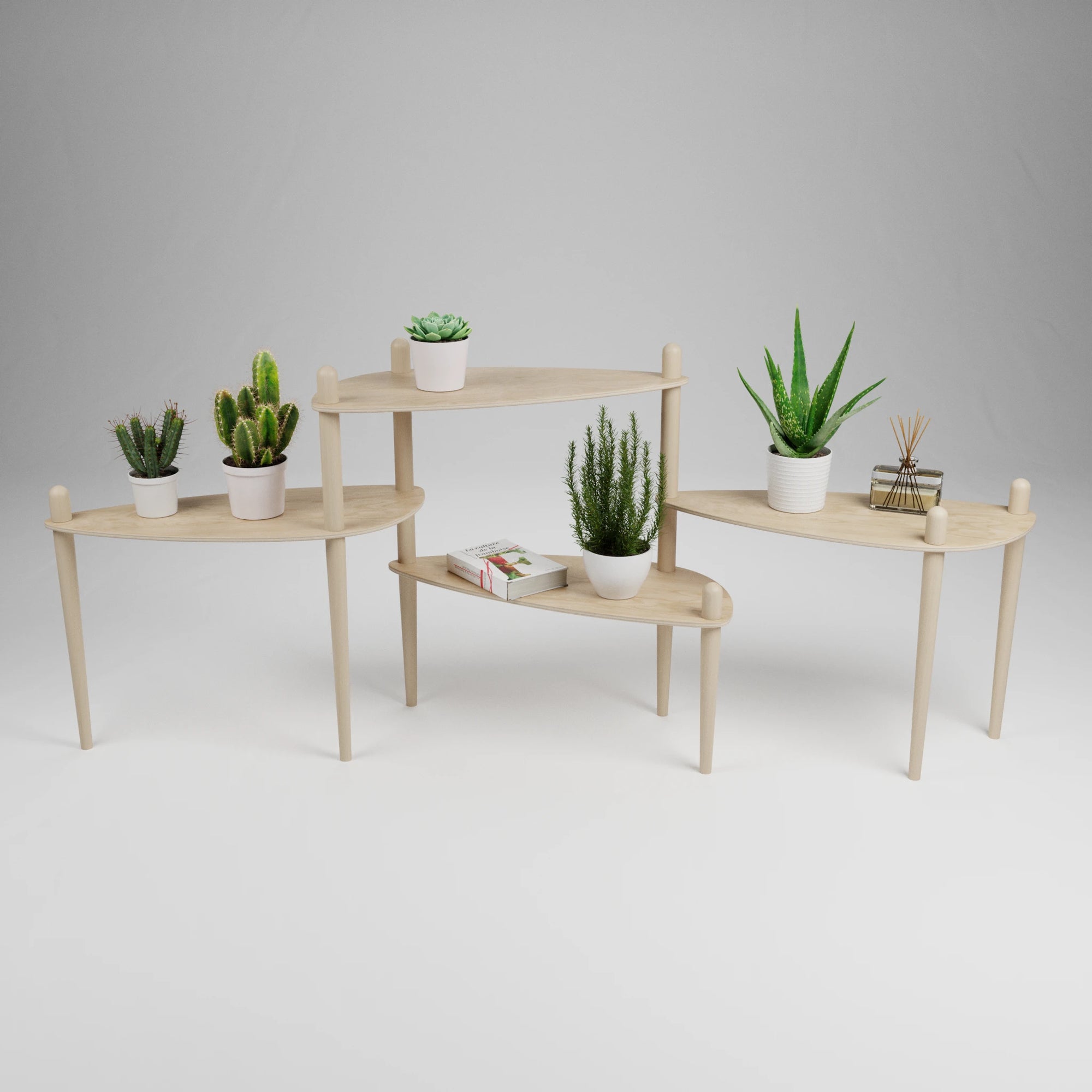 Série 400 - Table modulaire à 4 plateaux