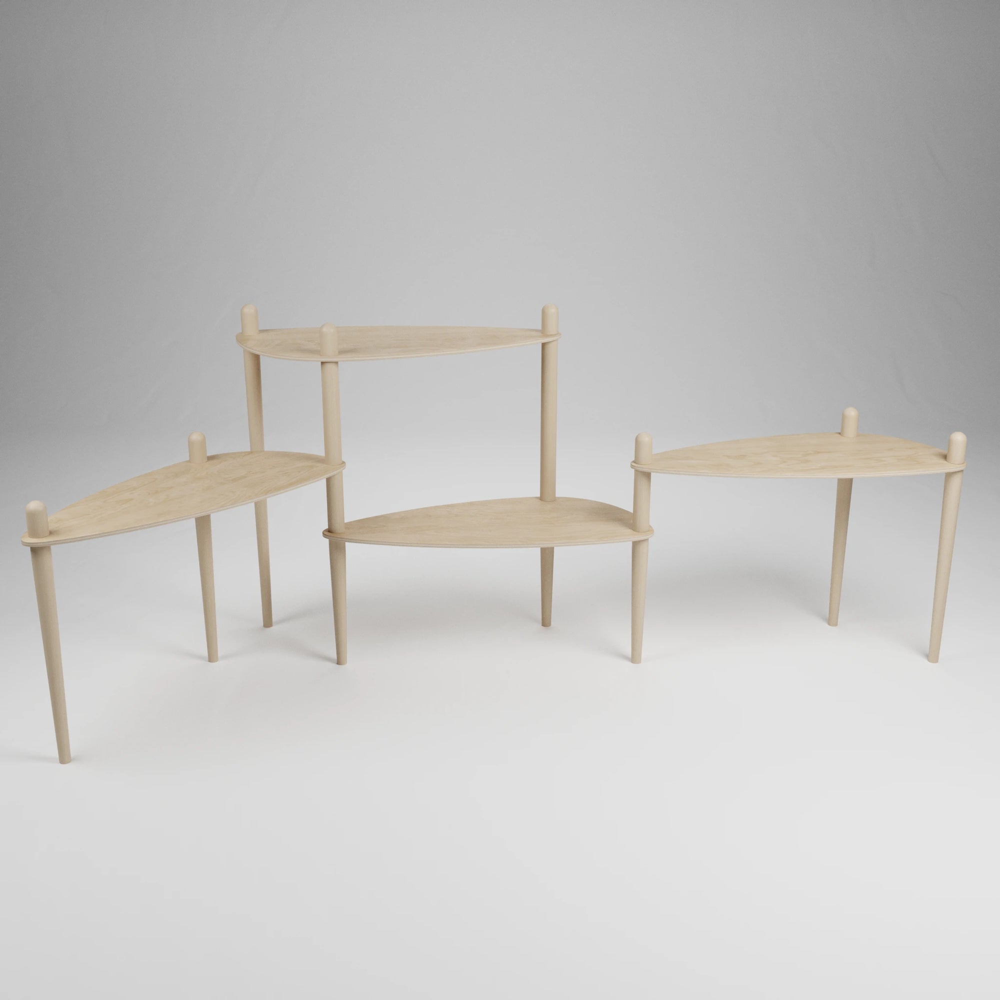 Série 400 - Table modulaire à 4 plateaux